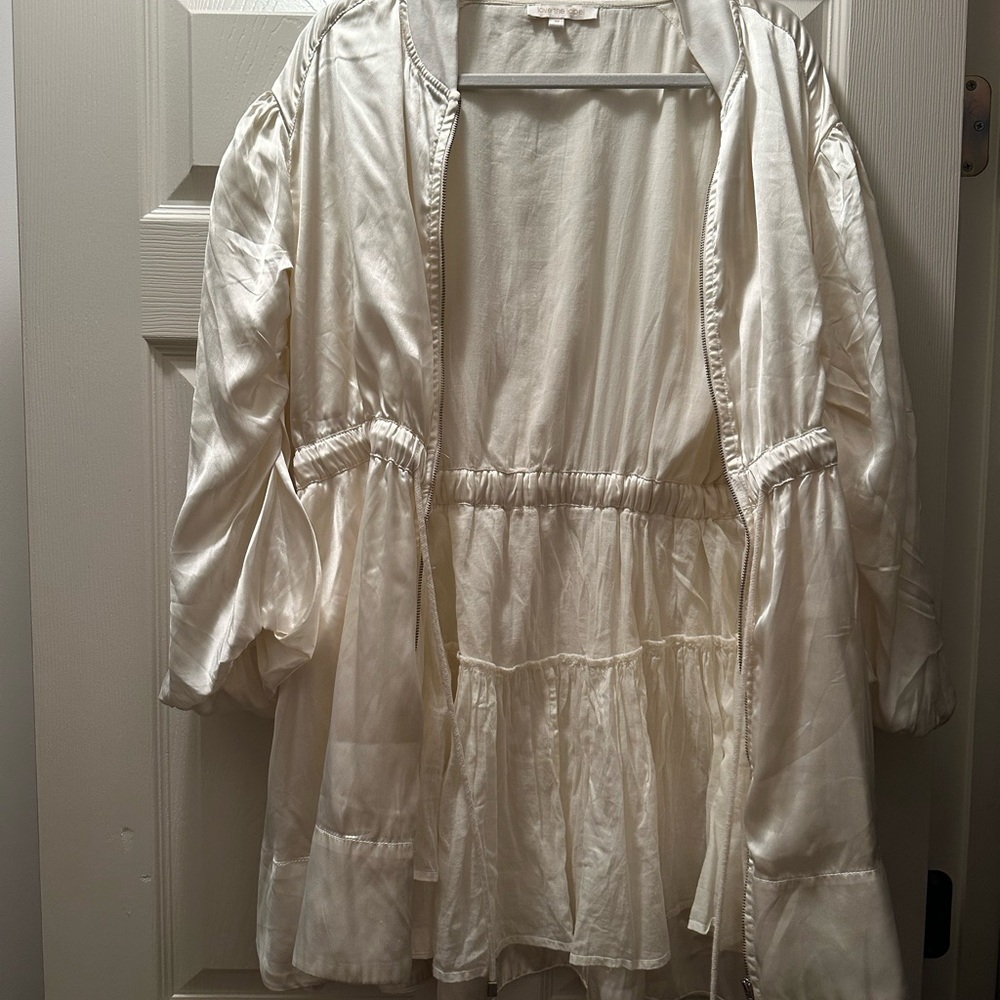 Anthropologie Cream Jacket